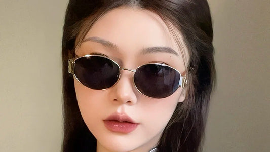 small oval sunglasses