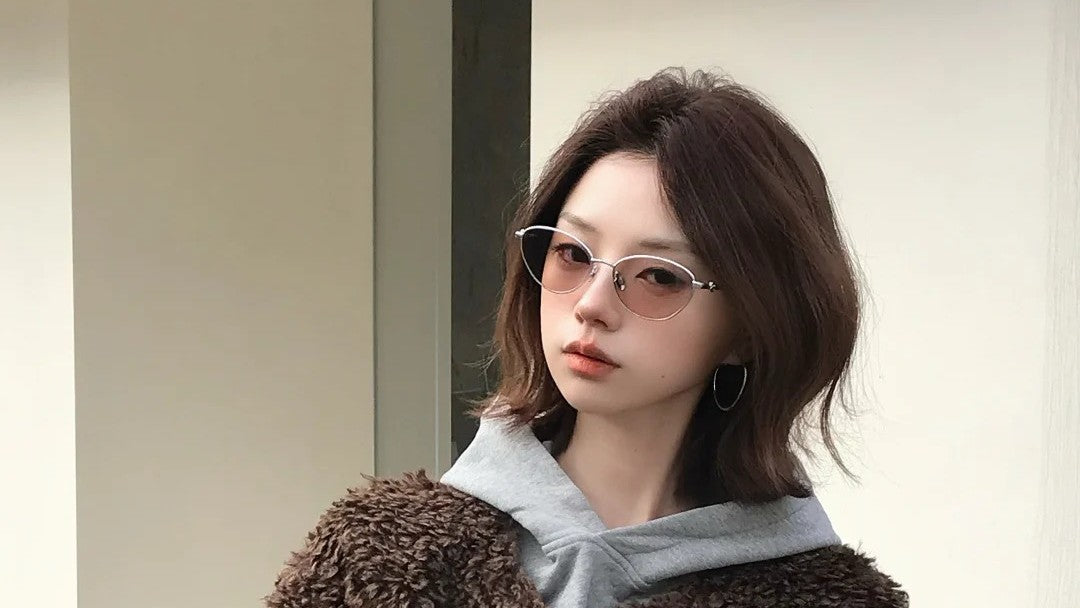 Womens Sunglasses in Brown Are the Perfect Match for Short Hair