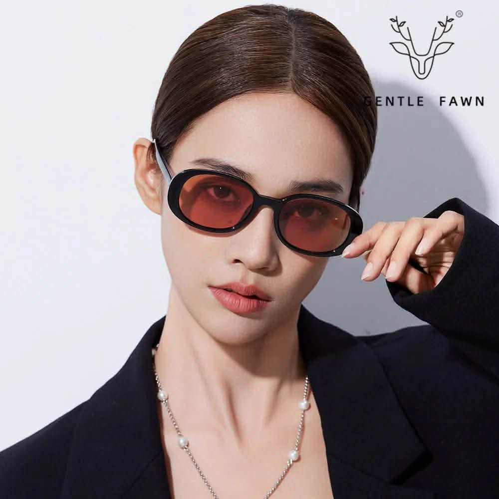 Best sunglasses for women | TR90 frame plate legs | fashion small frame round UV-proof sunglasses - SheTopper