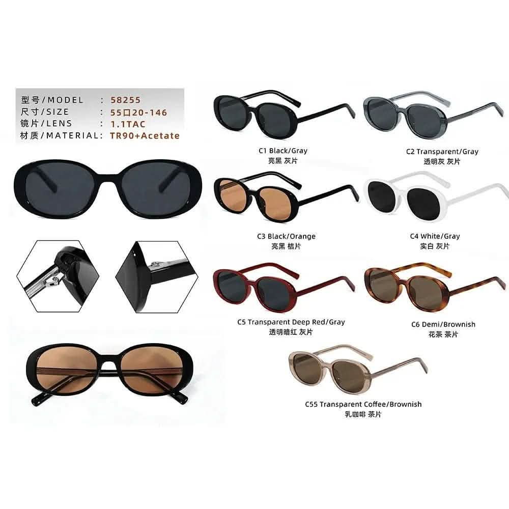 Best sunglasses for women | TR90 frame plate legs | fashion small frame round UV-proof sunglasses - SheTopper