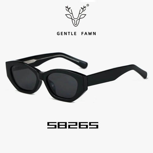 Fashion trend small frame womens sunglasses TR frame plate legs travel UV protection - SheTopper