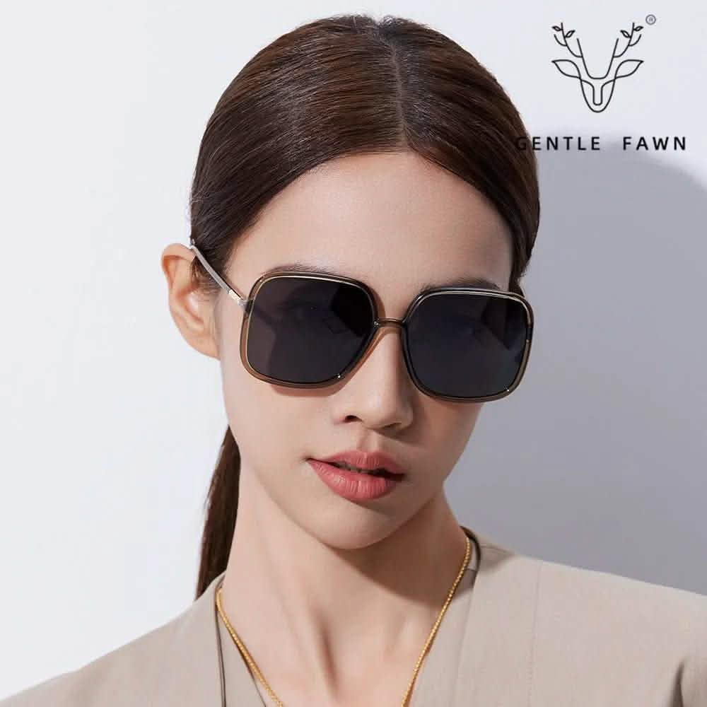 Girls Sunglasses | women's TR polarized anti-ultraviolet sunglasses | round face thin versatile glasses - SheTopper