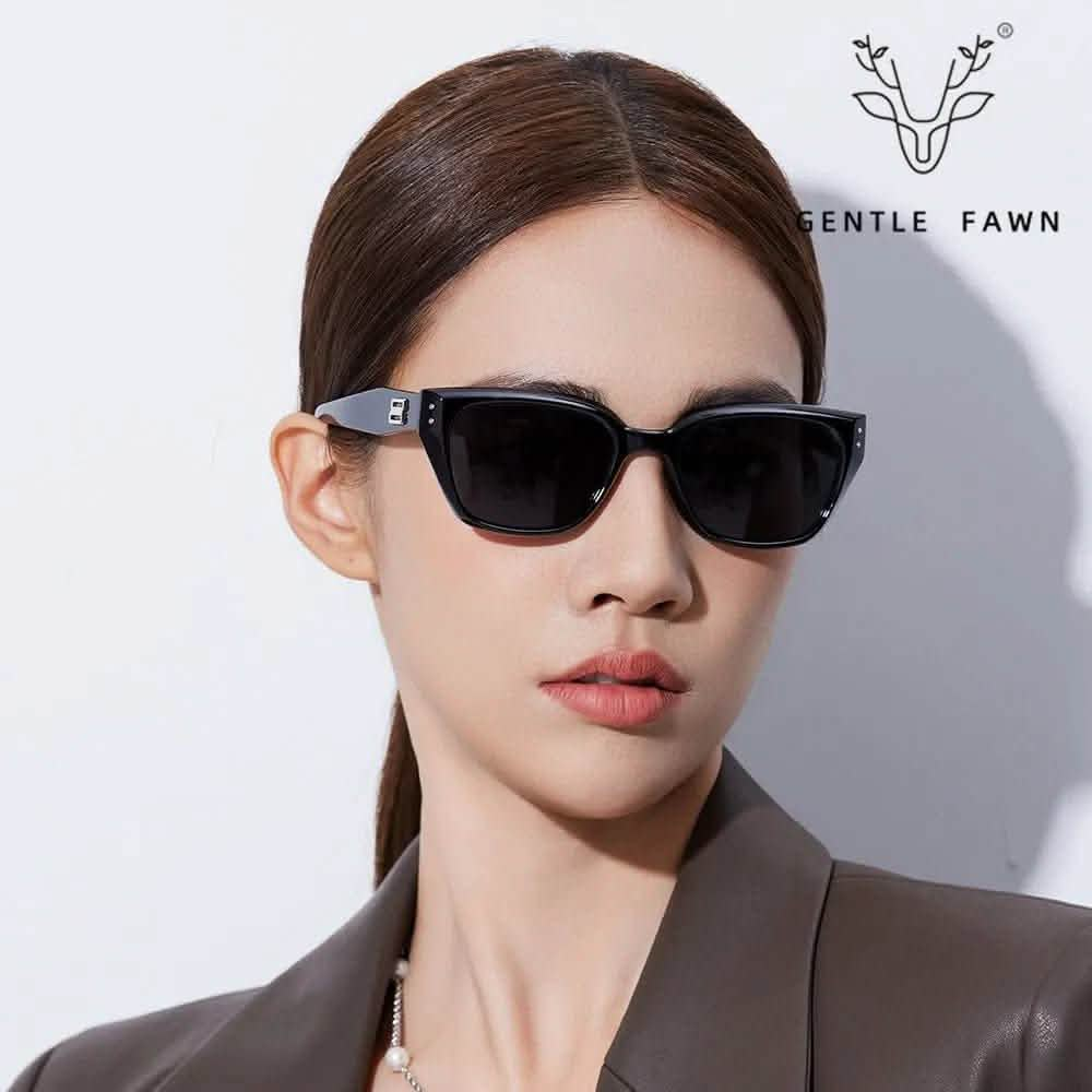 good women's sunglasses | New Korean version sunglasses | women's TR frame plate legs UV protection | advanced sense - SheTopper