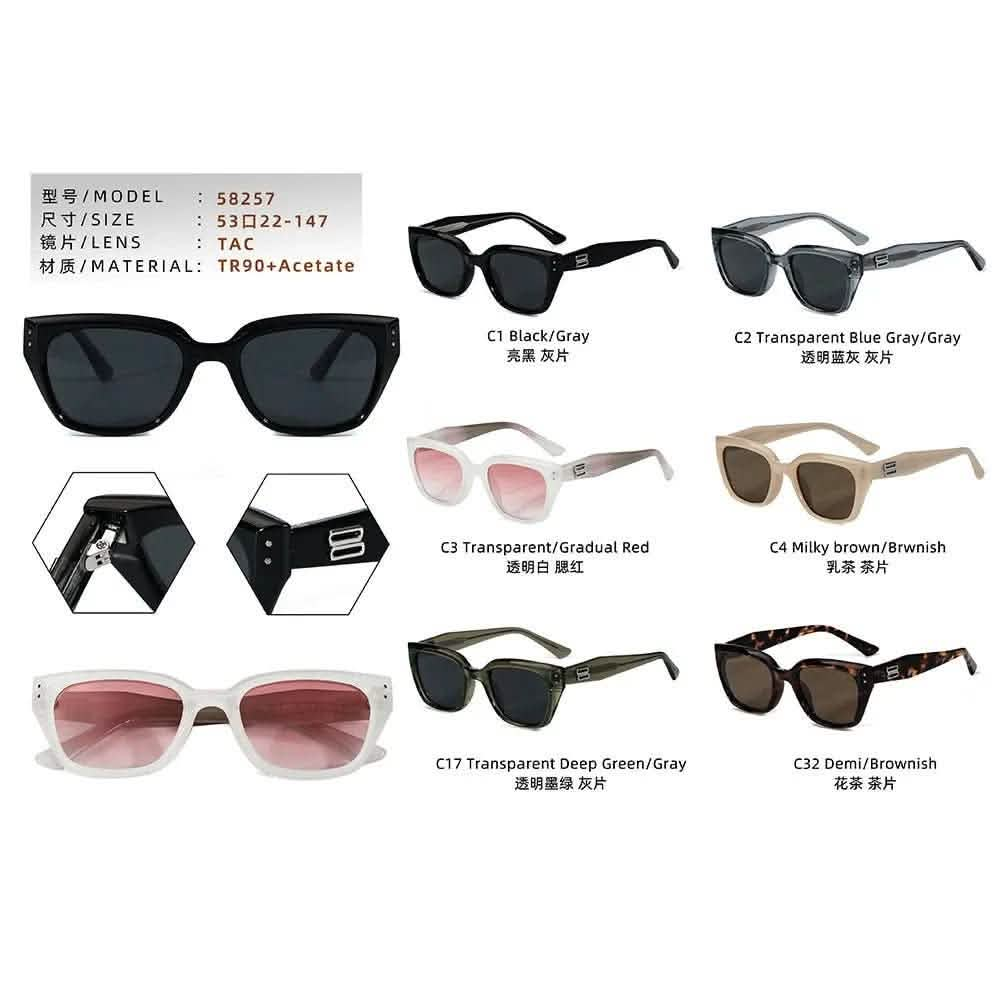 good women's sunglasses | New Korean version sunglasses | women's TR frame plate legs UV protection | advanced sense - SheTopper