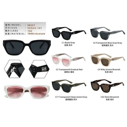 good women's sunglasses | New Korean version sunglasses | women's TR frame plate legs UV protection | advanced sense - SheTopper