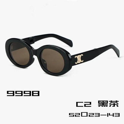 New folding woman sunglasses | high-end plain sunscreen sunglasses | TR ultra-light polarized anti-ultraviolet glasses - SheTopper