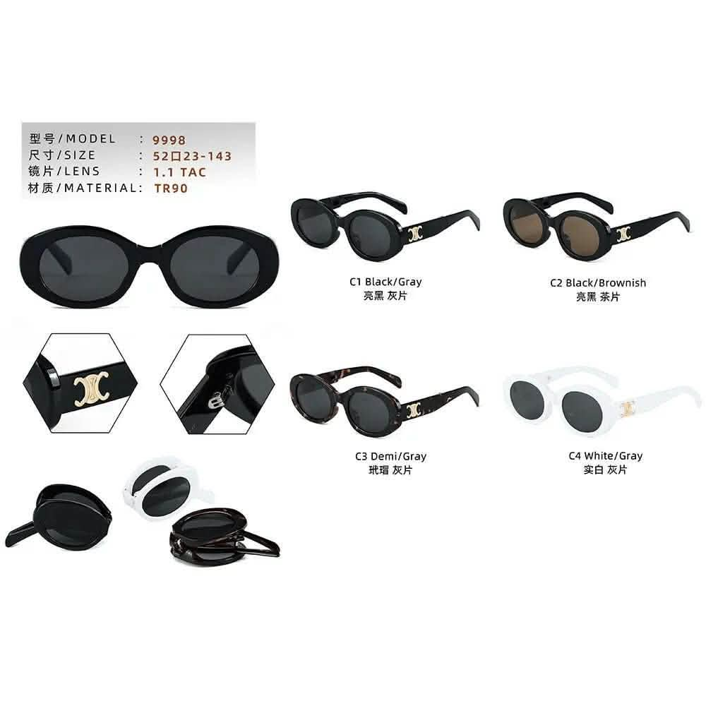 New folding woman sunglasses | high-end plain sunscreen sunglasses | TR ultra-light polarized anti-ultraviolet glasses - SheTopper