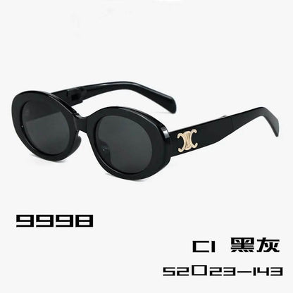 New folding woman sunglasses | high-end plain sunscreen sunglasses | TR ultra-light polarized anti-ultraviolet glasses - SheTopper