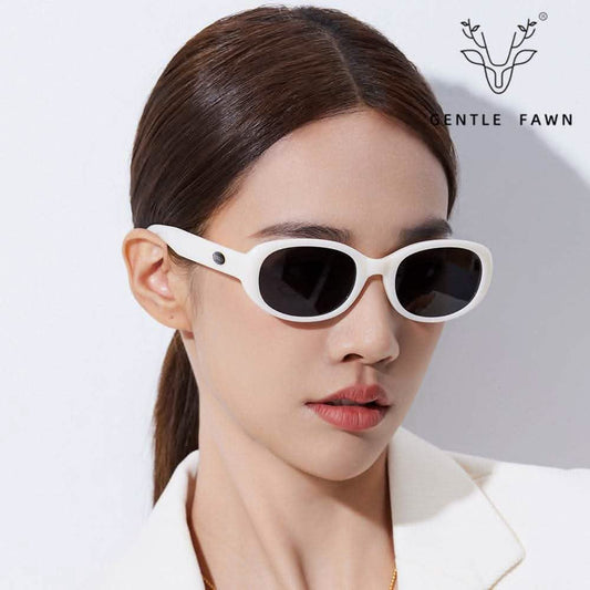 Shades for small face | Women's Small Frame Oval Fashion Sunglasses | Anti-UV Sunshades - SheTopper