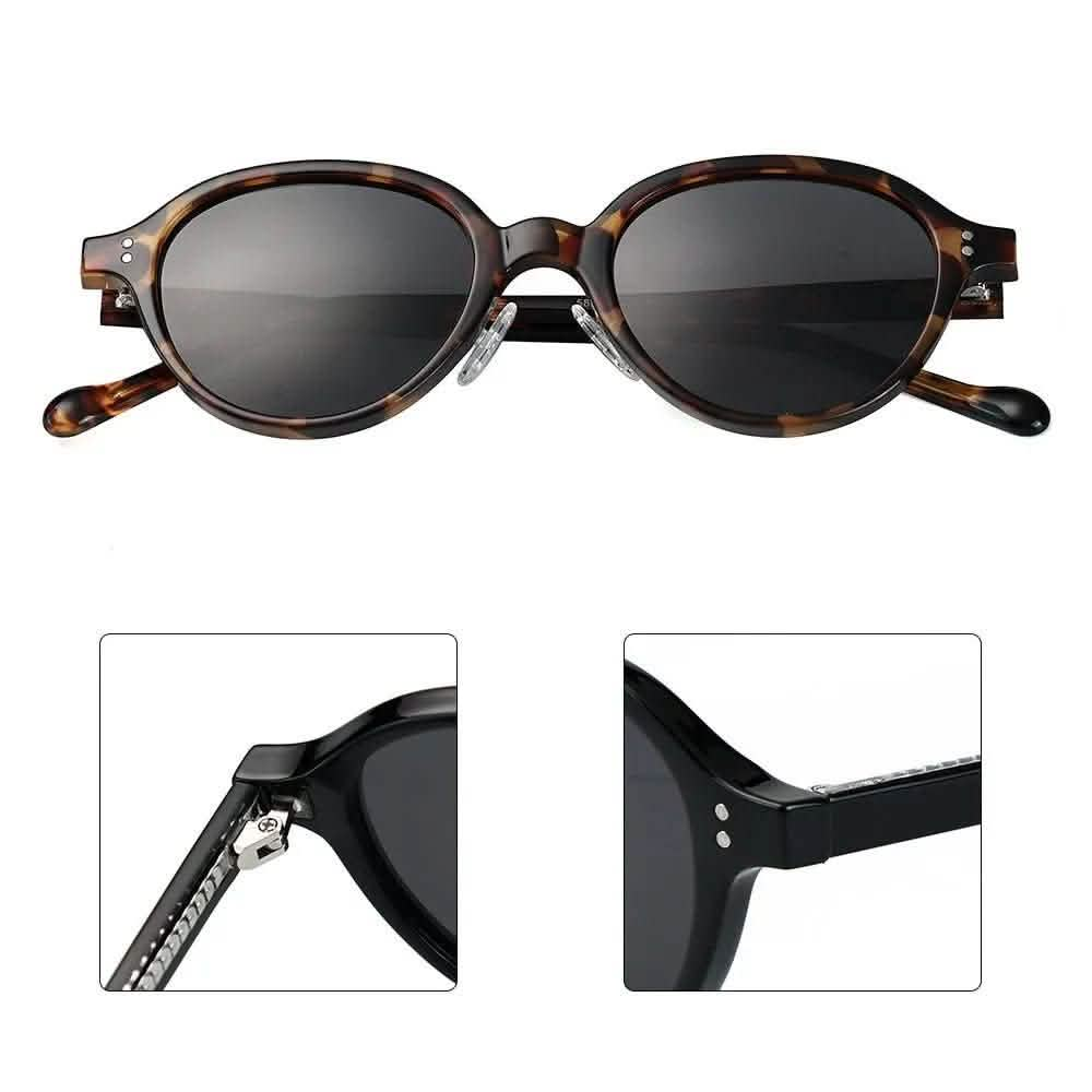 Small frame sunglasses women's | TR Frame Plate Legs Premium Sense ins | Sunscreen Polarized Sunglasses - SheTopper