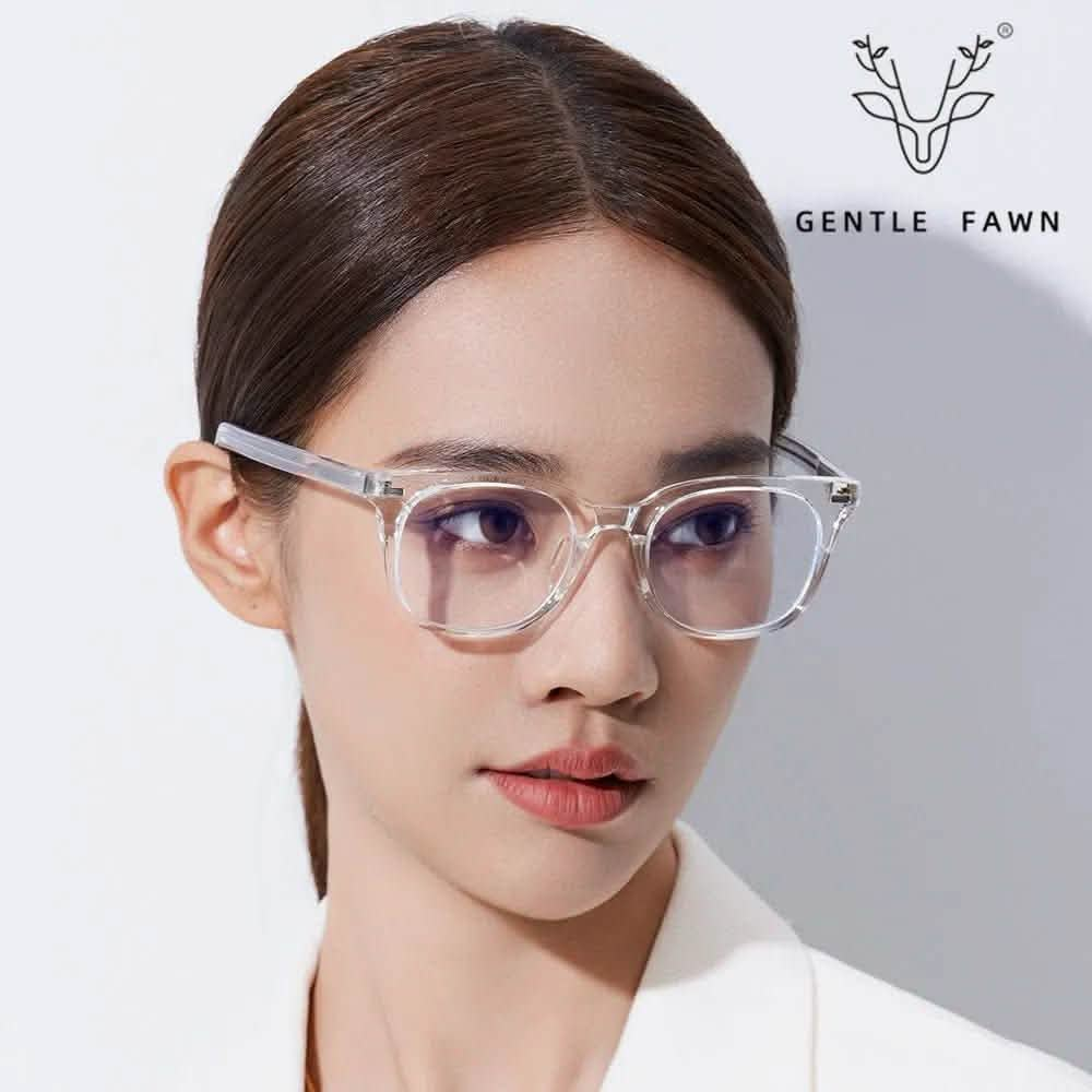 Sunglasses Small Face Women's | new Korean version retro men's myopia tr90 glasses frame | tide rivet anti-blue light flat light frame - SheTopper