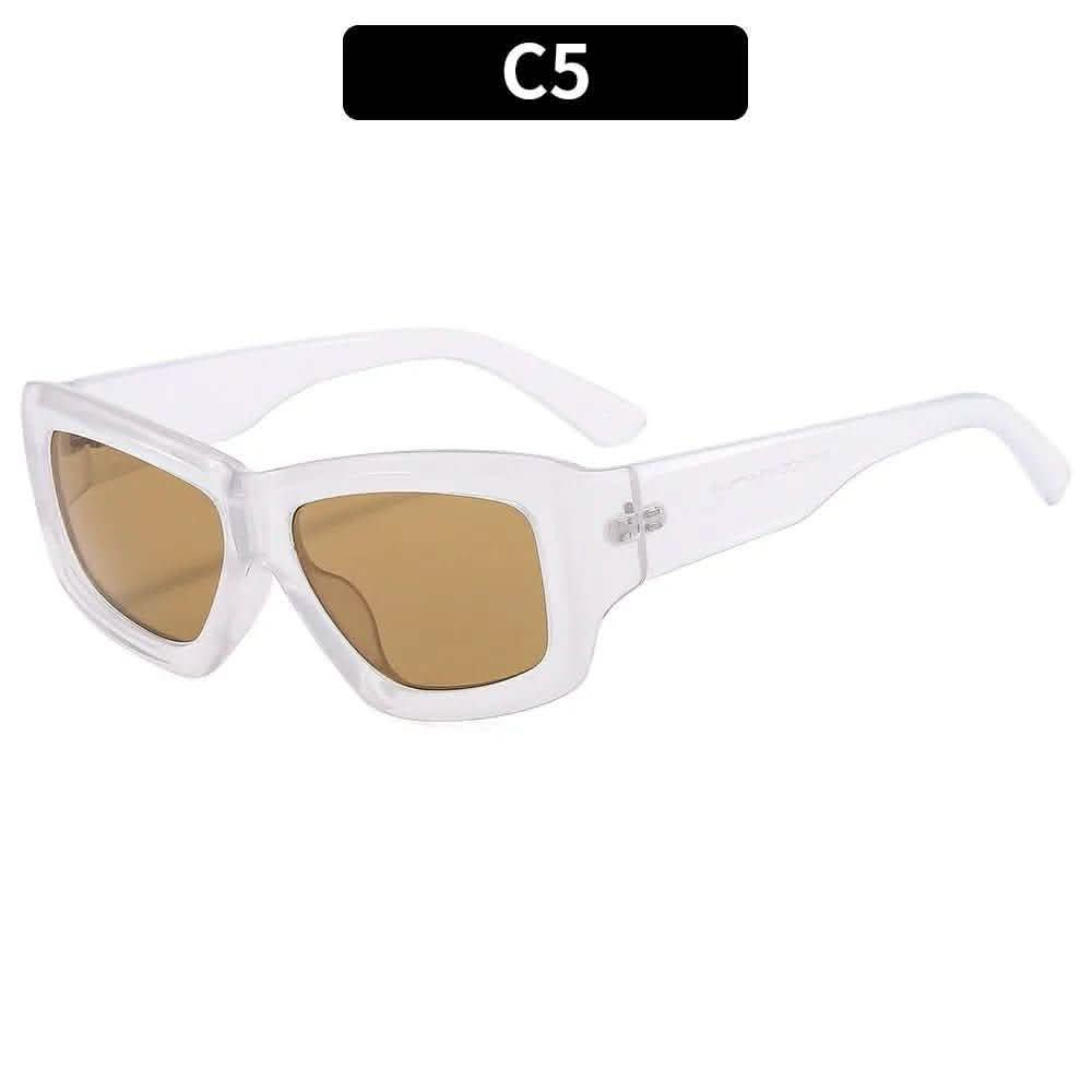 Trending Sunglasses For Ladies | European and American outdoor concave drag cool glasses | personalized Y2K technical ins sunglasses - SheTopper