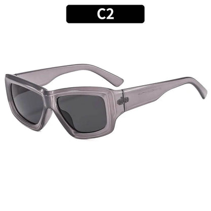 Trending Sunglasses For Ladies | European and American outdoor concave drag cool glasses | personalized Y2K technical ins sunglasses - SheTopper