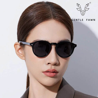 Trendy Sunglasses For Women | new polarized sunglasses | women's small frame thin sunglasses | TR frame plate legs ins advanced sunscreen glasses - SheTopper