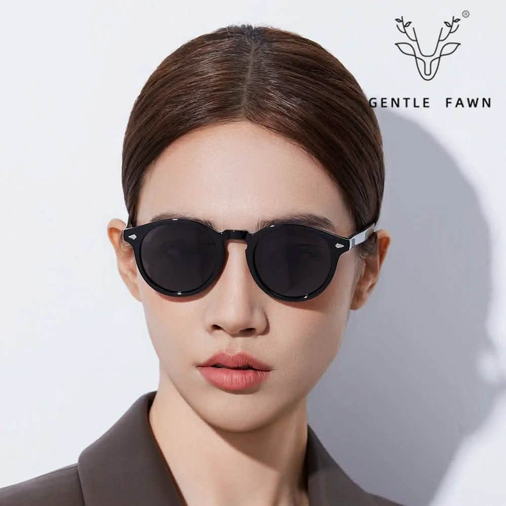 Trendy Sunglasses For Women | new polarized sunglasses | women's small frame thin sunglasses | TR frame plate legs ins advanced sunscreen glasses - SheTopper