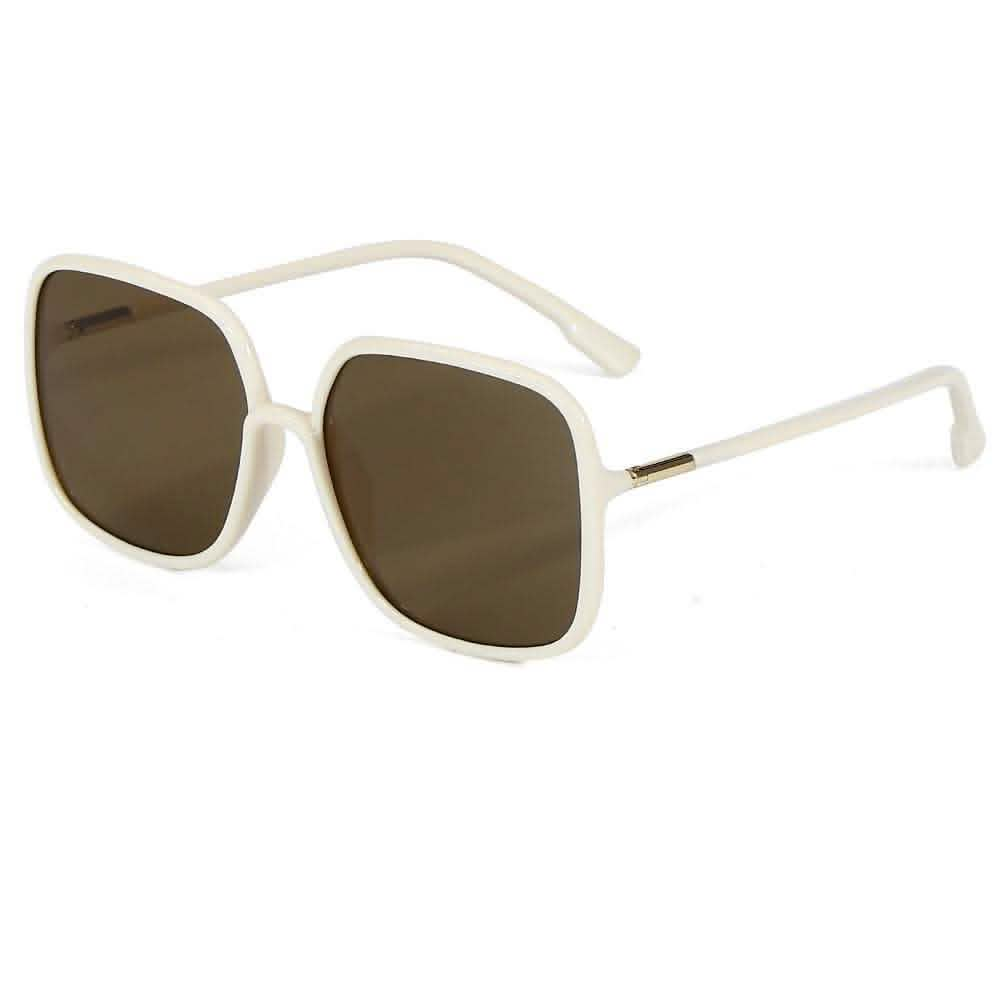 Trendy TR Polarized Women's Sunglasses | UV Protection & Versatile Round Frame - SheTopper