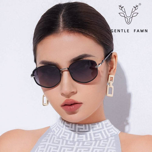 UV Protection Sunglasses for Women | Round Small Frame, Trendy Design - SheTopper