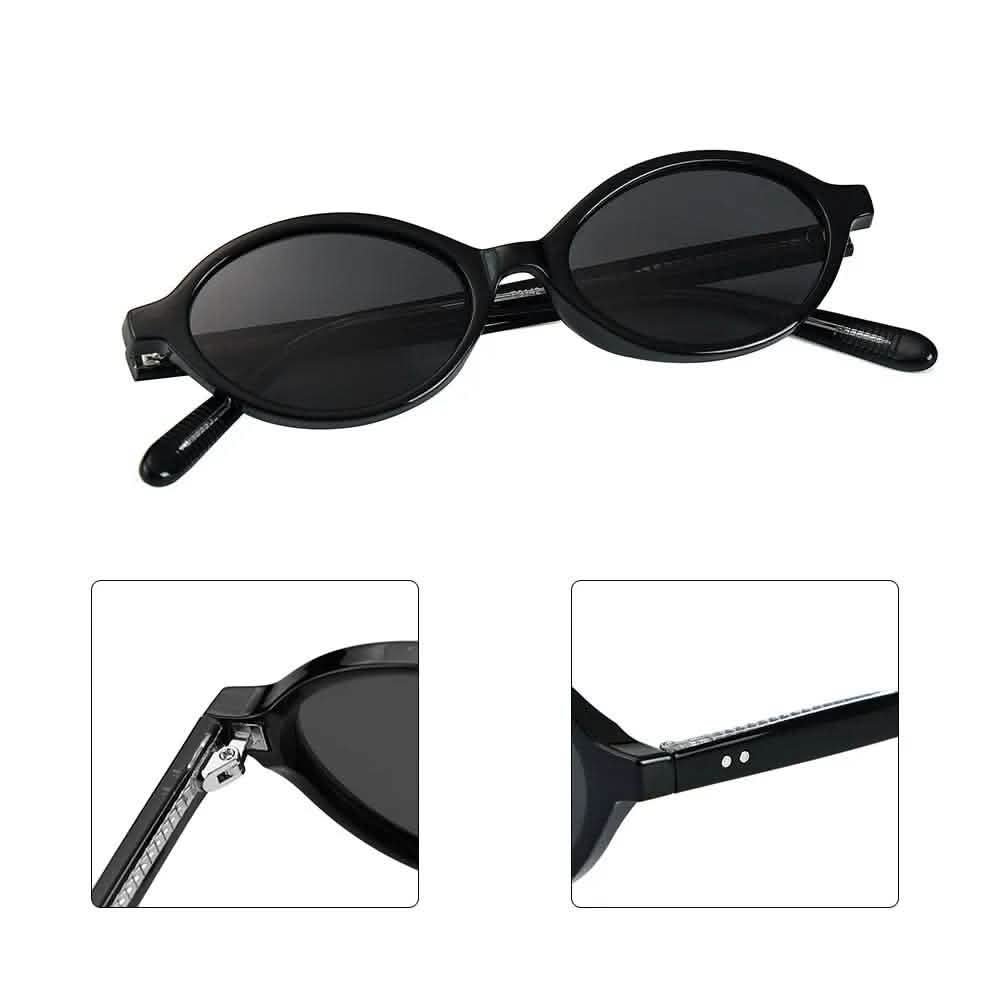 Women's Prescription Sunglasses | new small frame sunglasses | retro round frame sunshade glasses | anti-ultraviolet sunglasses - SheTopper