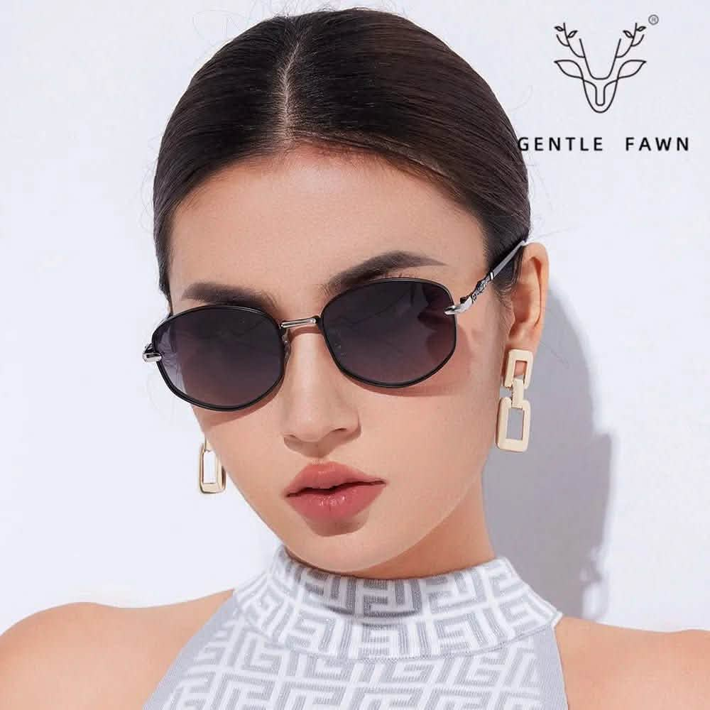 Women's Sunglasses | women's fashion trend round small frame sunshade glasses | personalized UV protection glasses - SheTopper